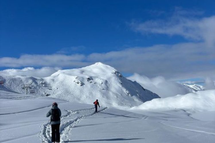 blue sky in Val d'Herens